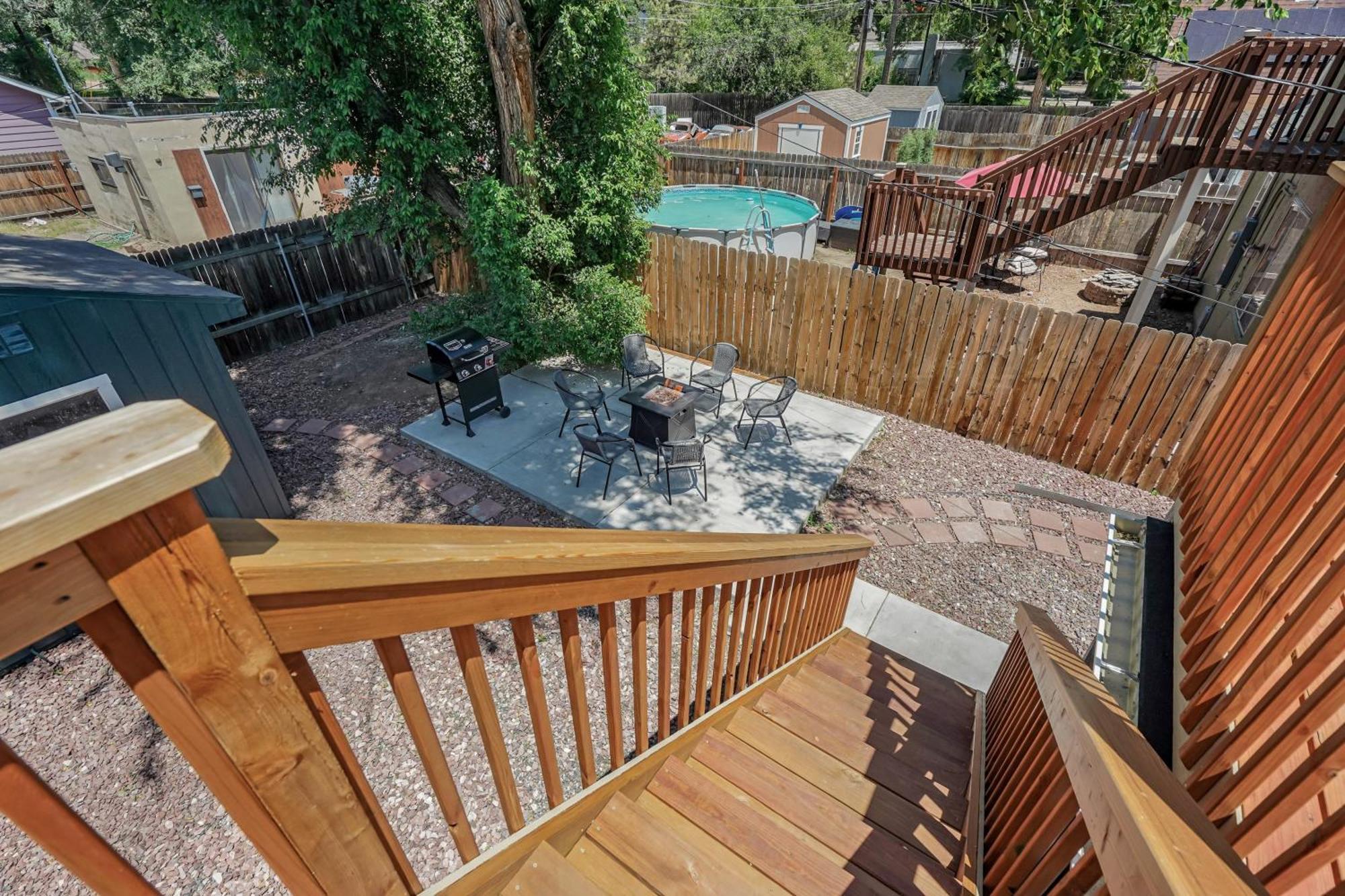 Villa Neighborly Heights - Downtown King Bbq Fire Pit Colorado Springs Exterior foto